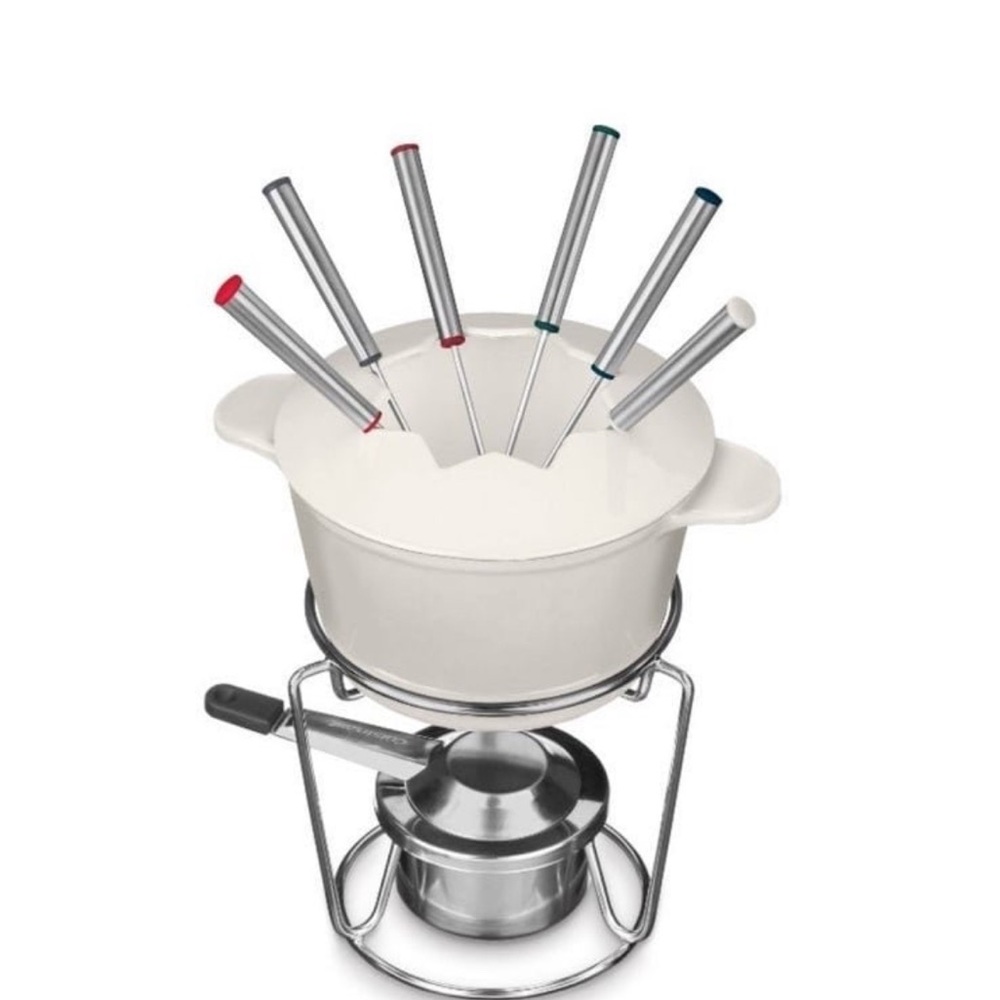 Cuisinart 1.5 qt enameled cast iron fondue pot from hearth and hand